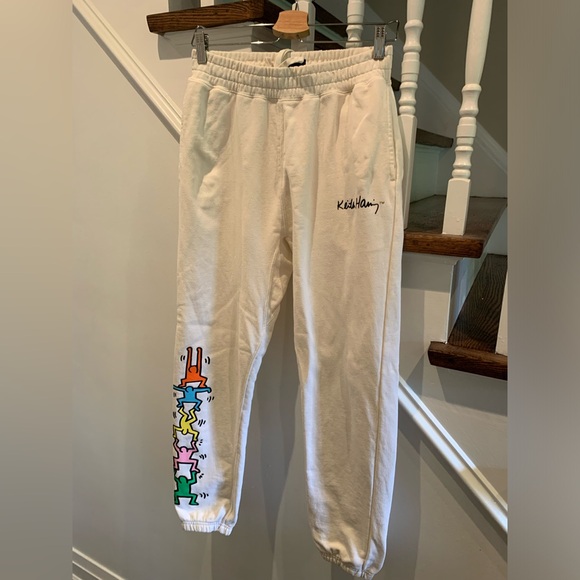 Limited edition H&M Keith Haring track pants. Ladies small - Picture 3 of 3